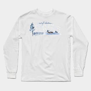 Winter Wonderland: Merry Christmas Long Sleeve T-Shirt